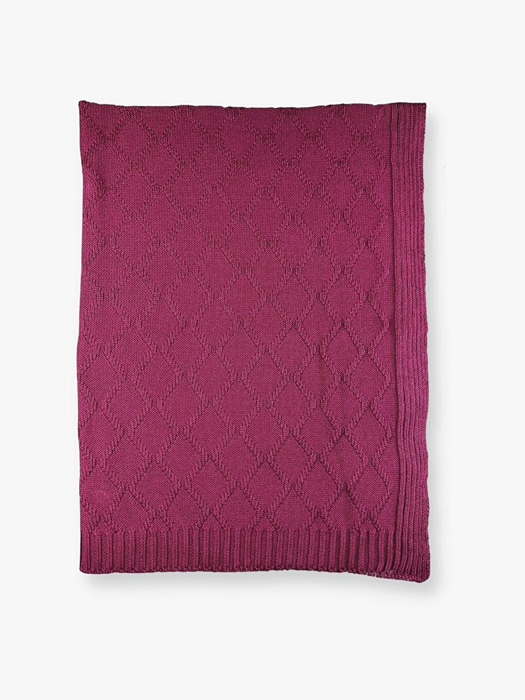 Luggi Baby Bordo Triko Bebek Battaniyesi 80x100 Cm
