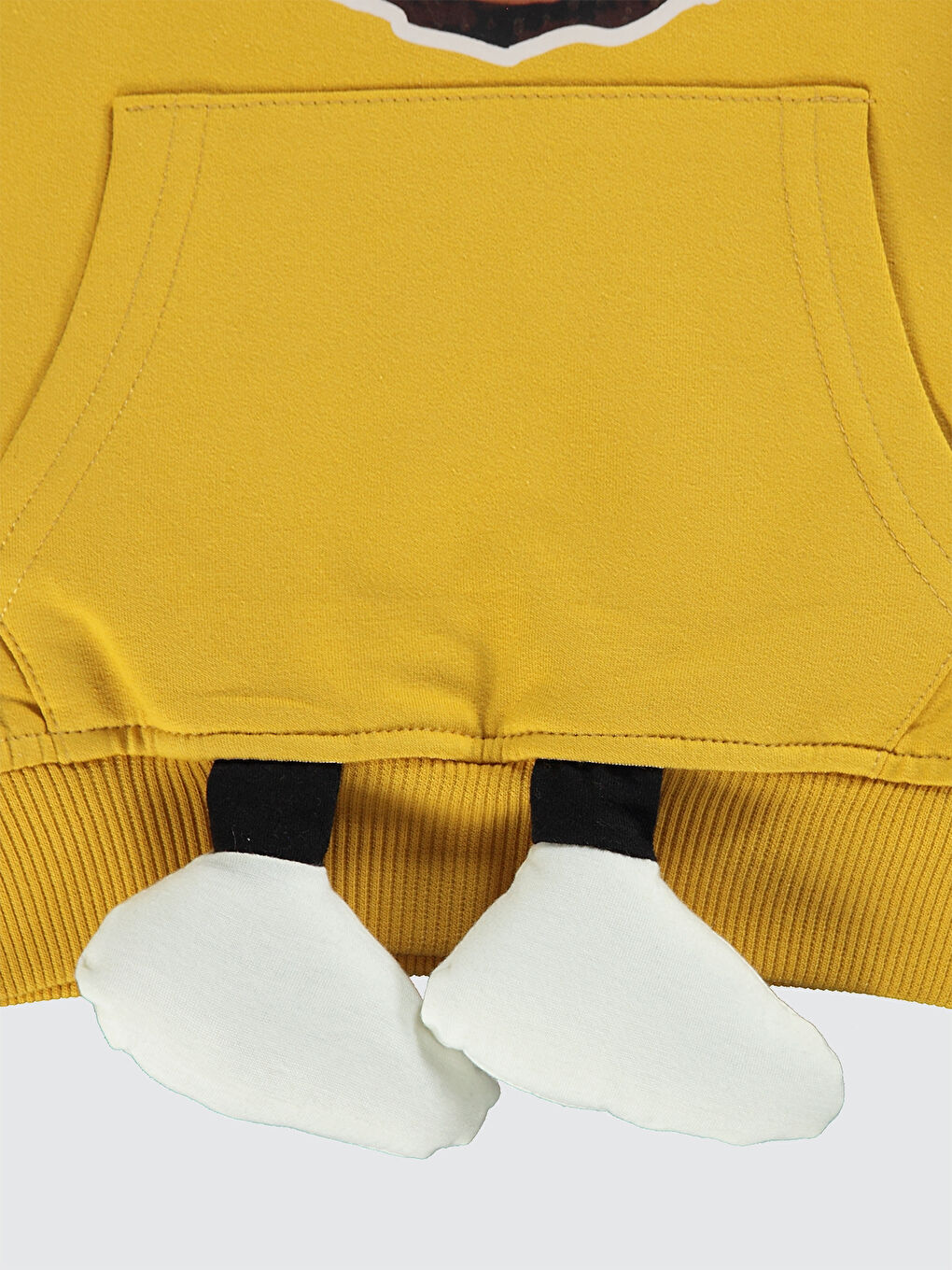 Kahverengi Boys Erkek Çocuk Sweatshirt 2-5 Yaş Hardal-2