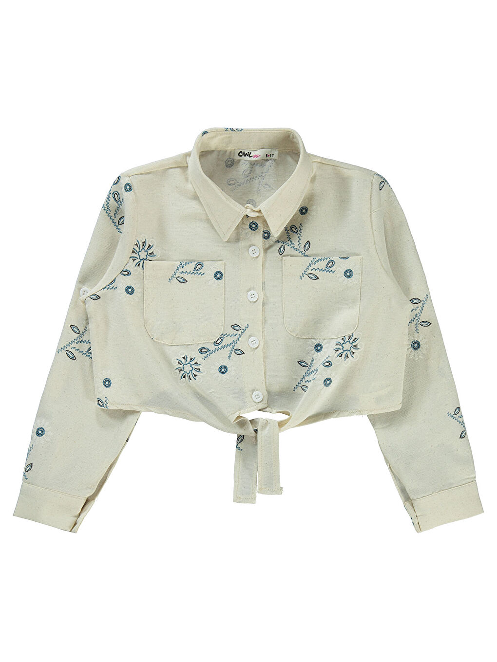 Girls Kız Çocuk Gömlek 10-13 Yaş Turkuaz