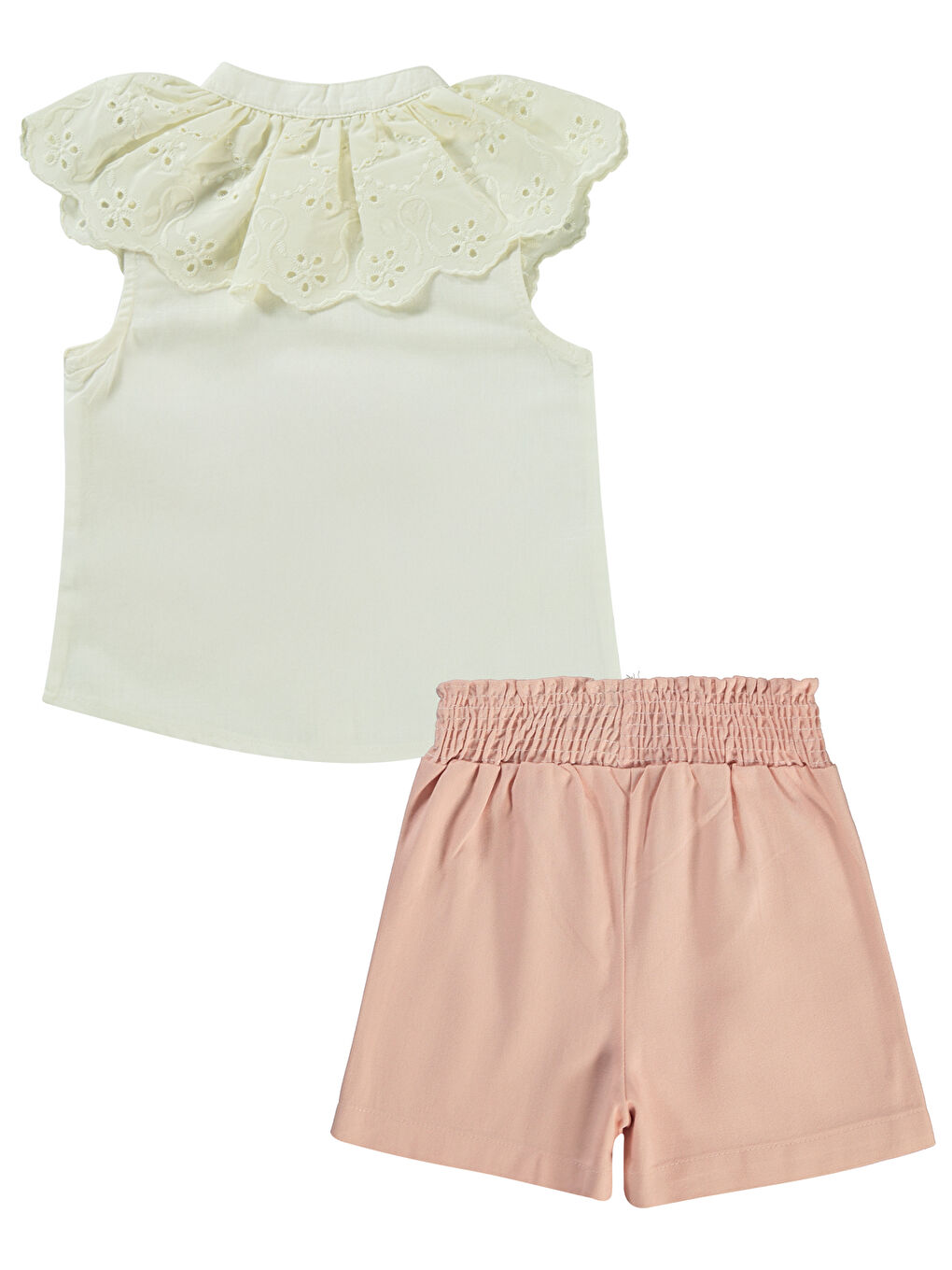 Girls Kız Çocuk Takım 2-5 Yaş Ekru-1