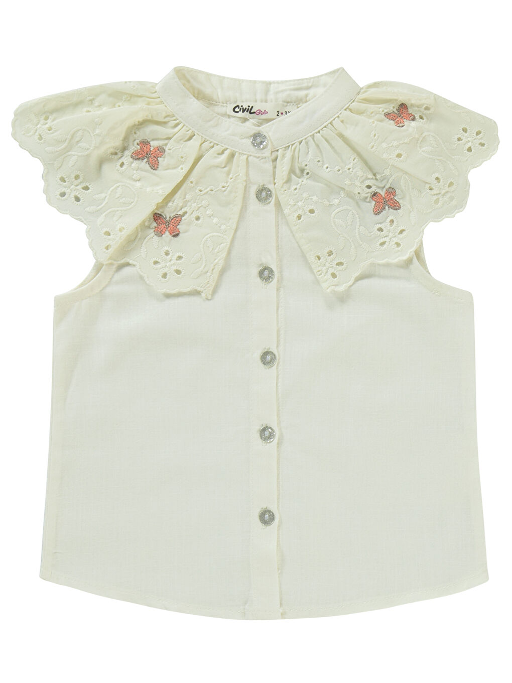 Girls Kız Çocuk Takım 2-5 Yaş Ekru-2