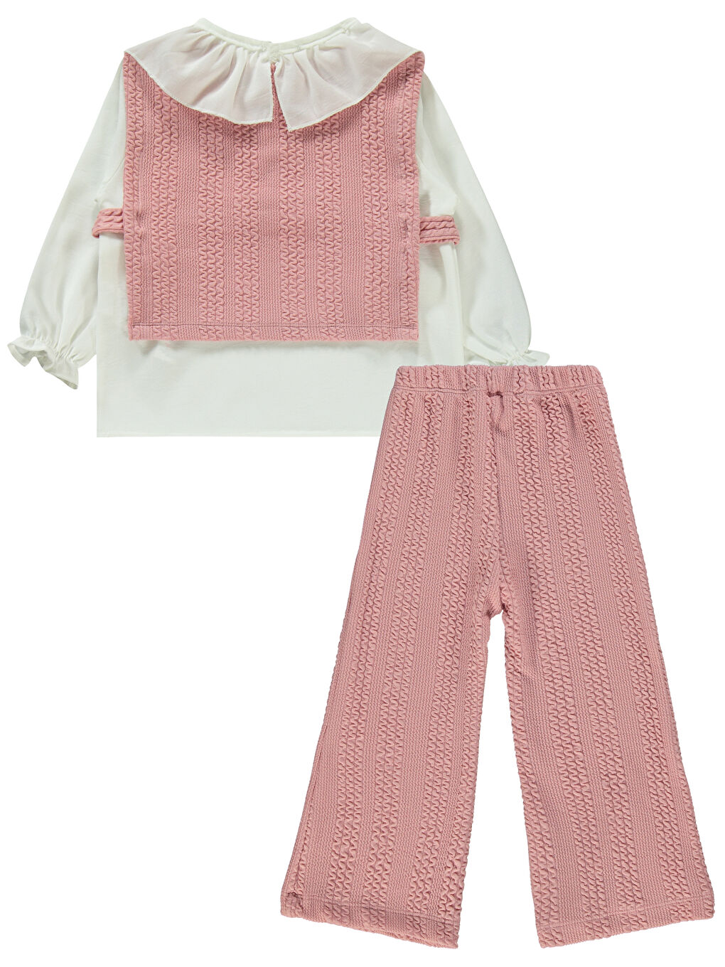 Pembe Girls Kız Çocuk Takım 2-5 Yaş Pudra-1