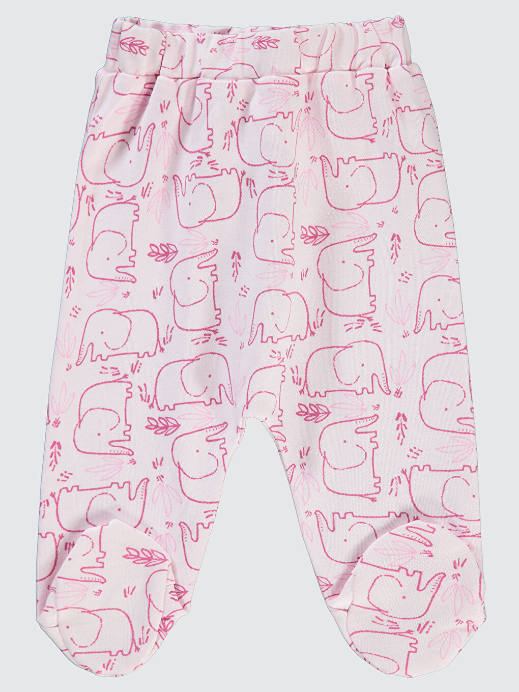 Baby Bebek Patikli Tek Alt 1-6 Ay Pembe