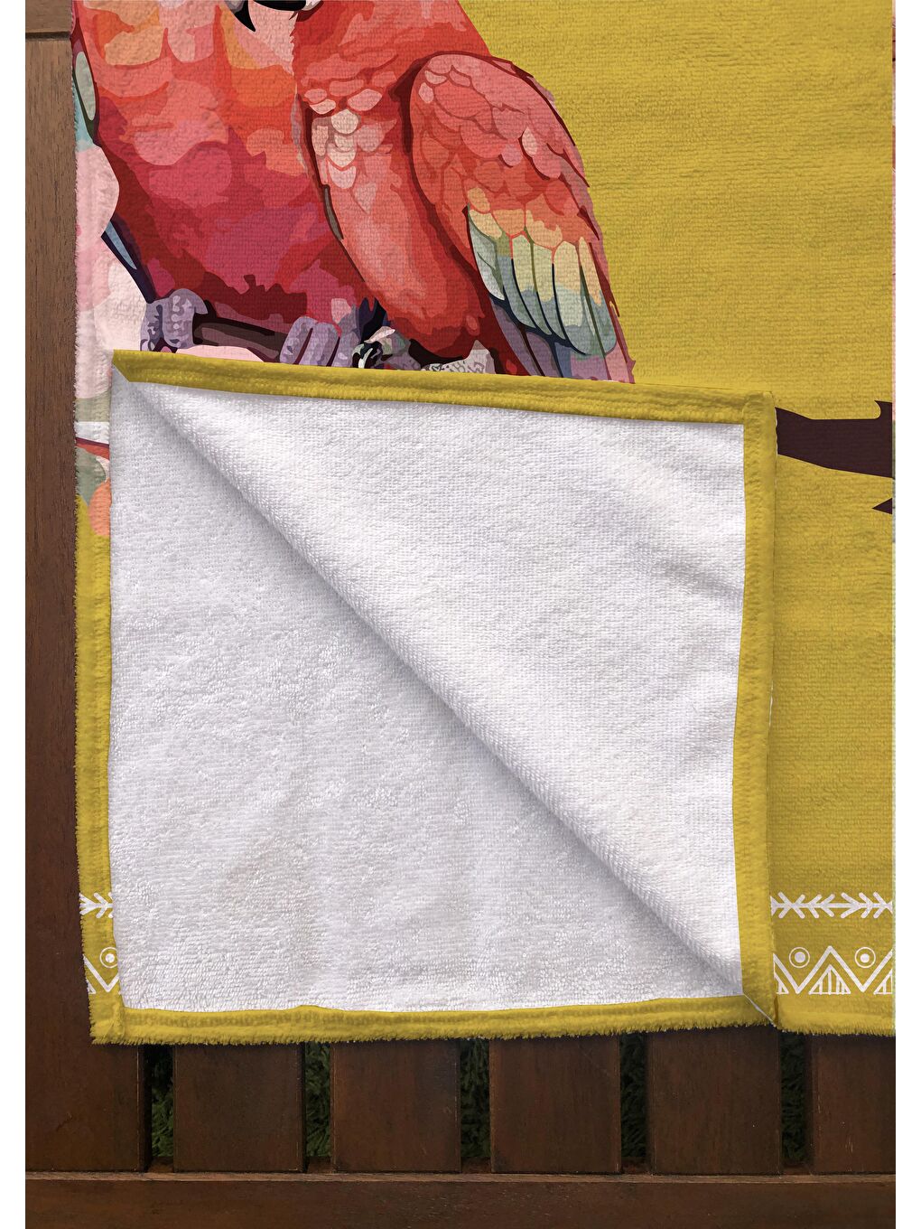 Karışık Baskılı Plaj Havlusu 75x150 cm-3