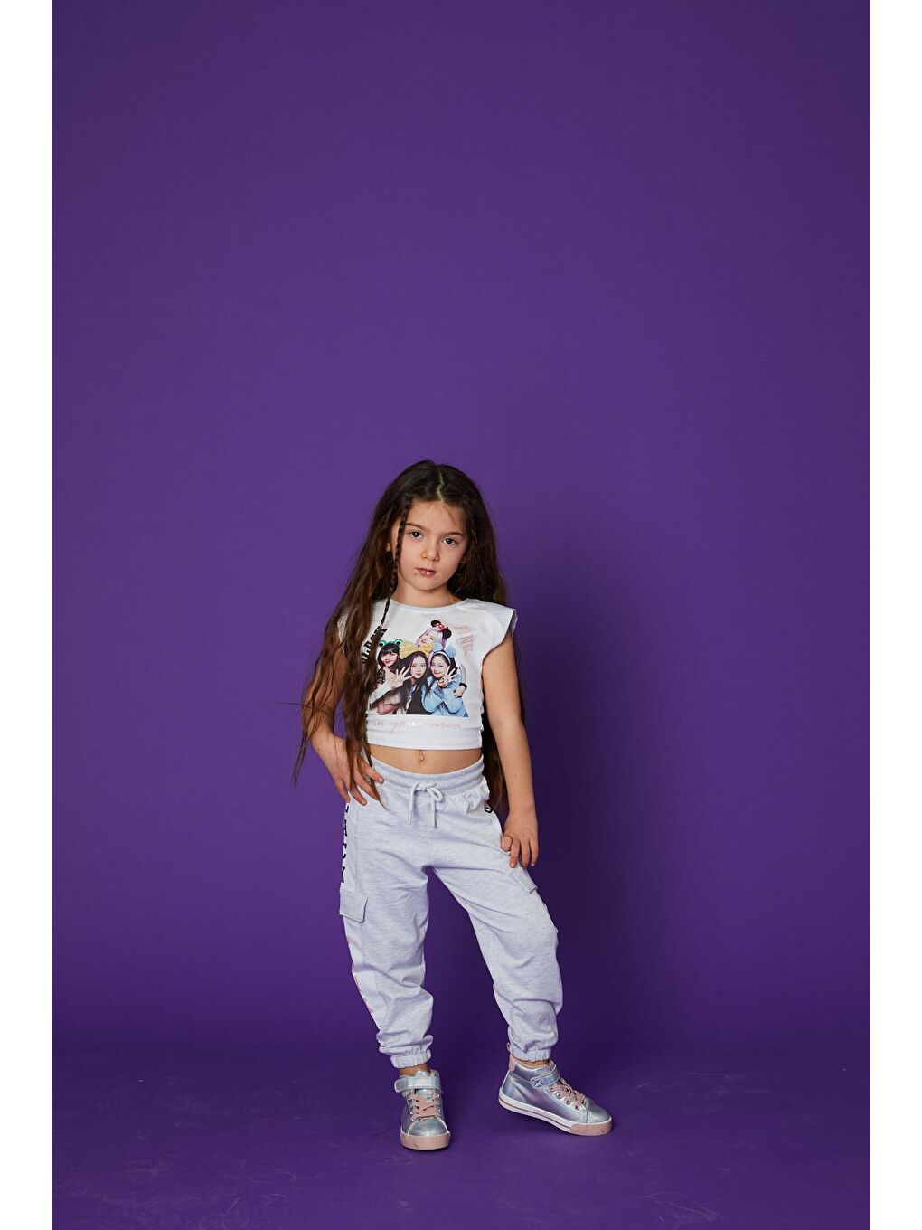 Beyaz Kız Çocuk Tişört