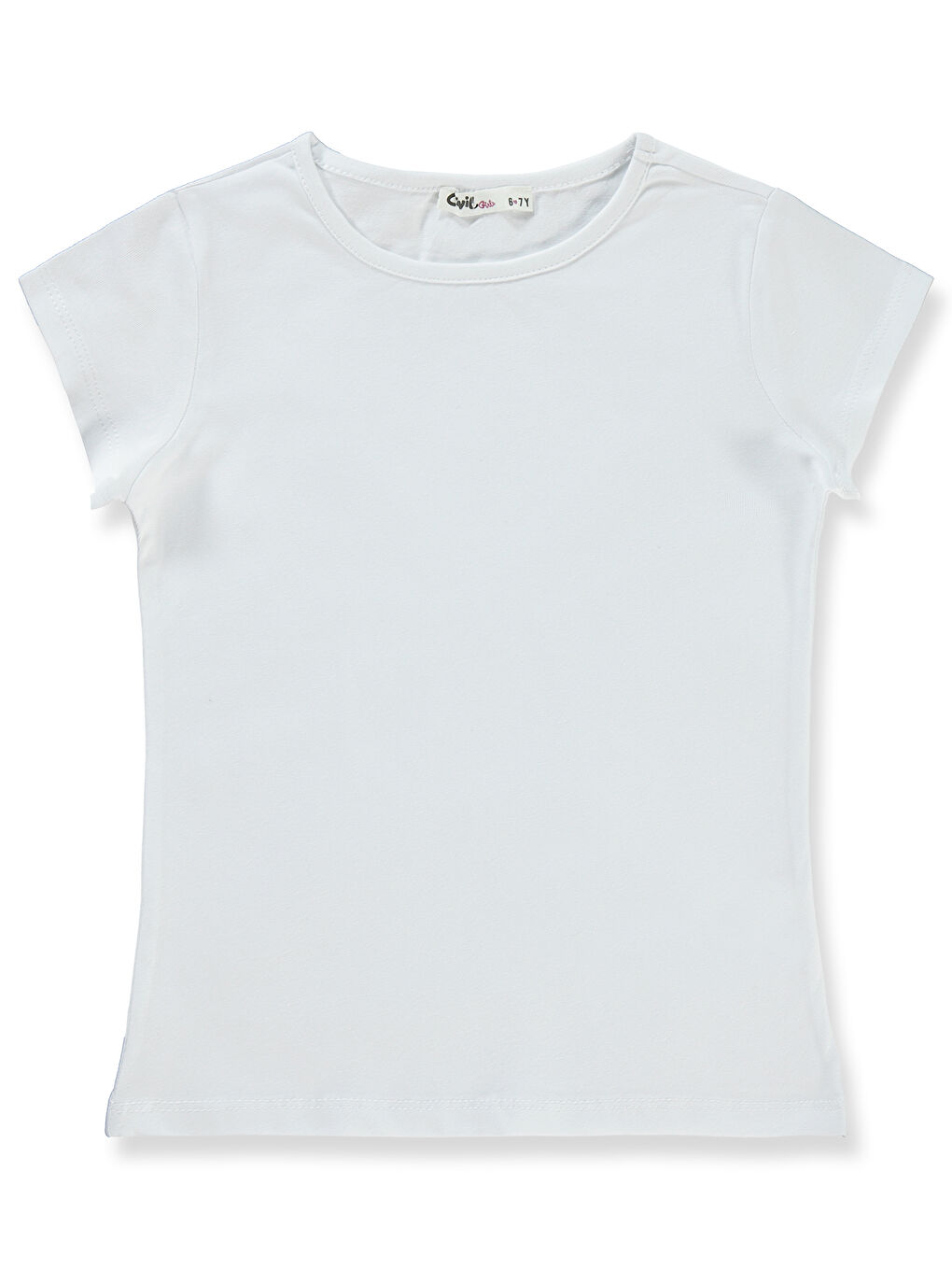 Girls Kız Çocuk Tişört 10-13 Yaş Beyaz