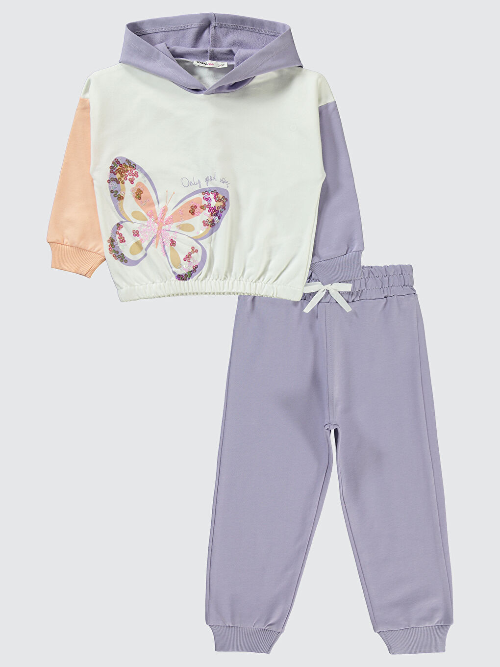 Kız Çocuk Eşofman Takımı 2-5 Yaş Lila