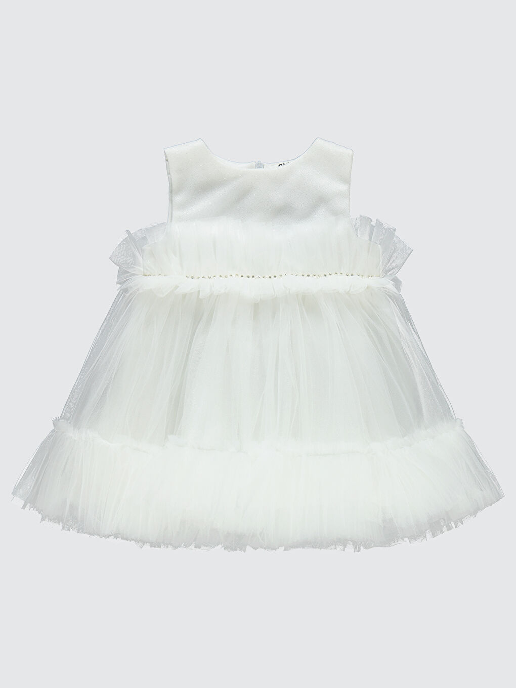Civil Baby Kız Bebek Elbise 6-18 Ay Ekru