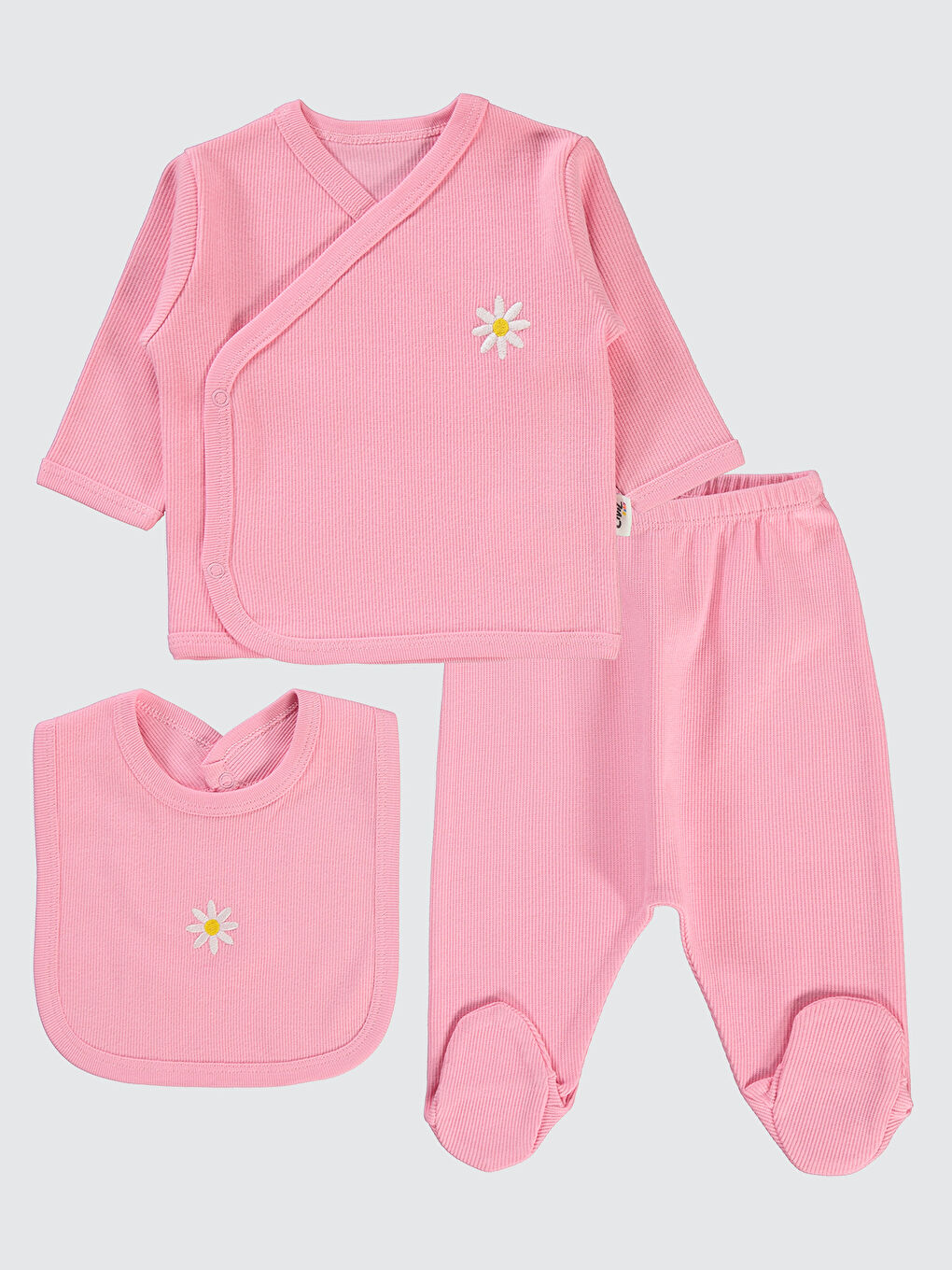 Baby Kız Bebek Zıbın Takımları 0 Ay Pembe