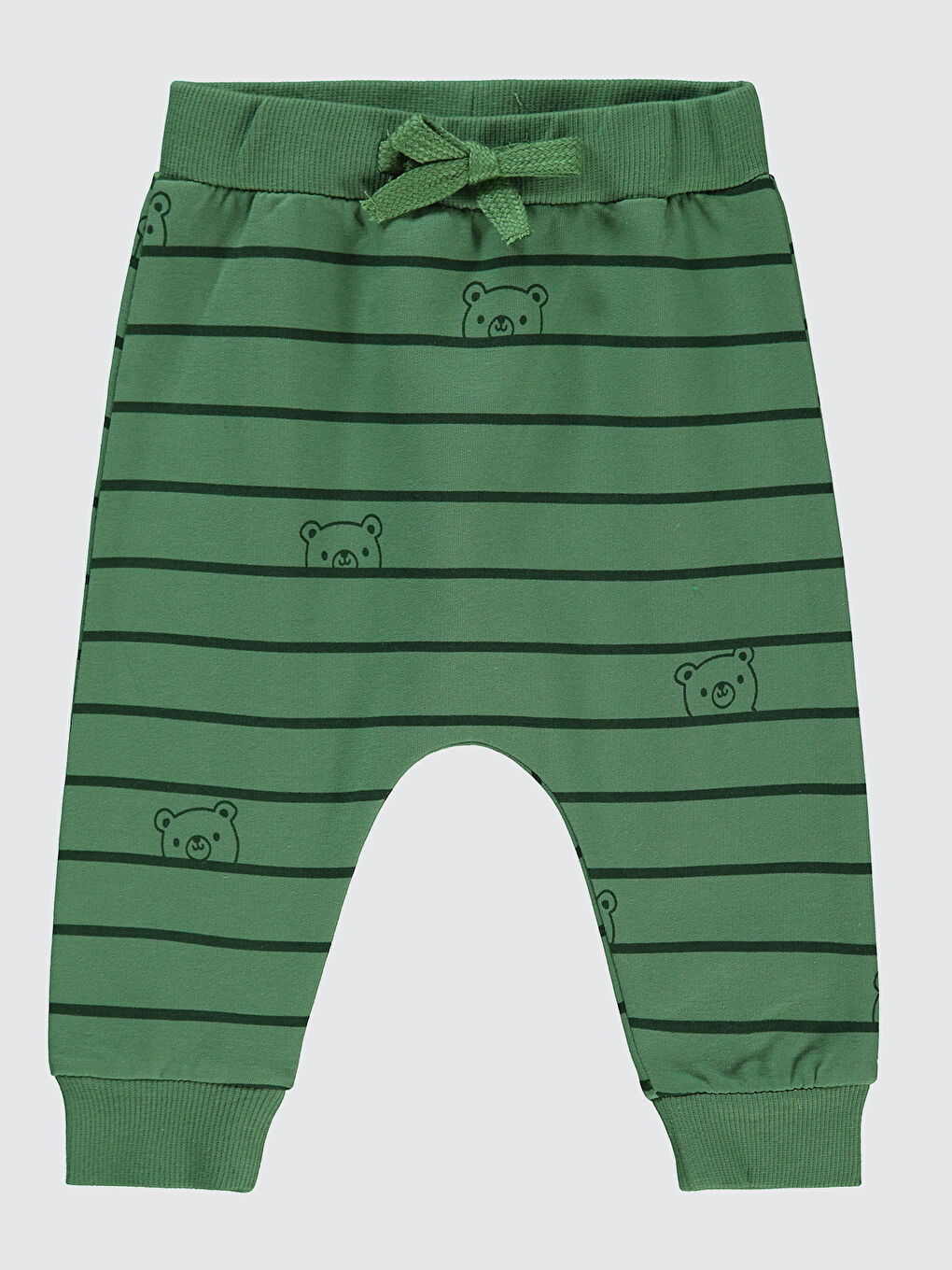 Baby Erkek Bebek Patiksiz Tek Alt 6-18 Ay Haki