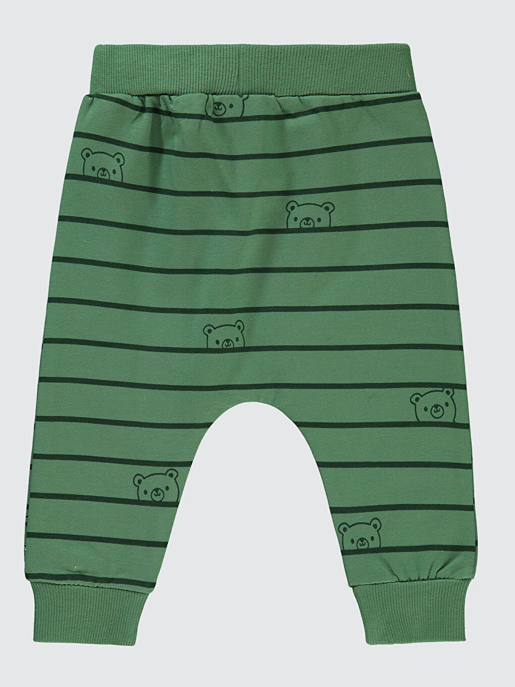 Baby Erkek Bebek Patiksiz Tek Alt 6-18 Ay Haki-1