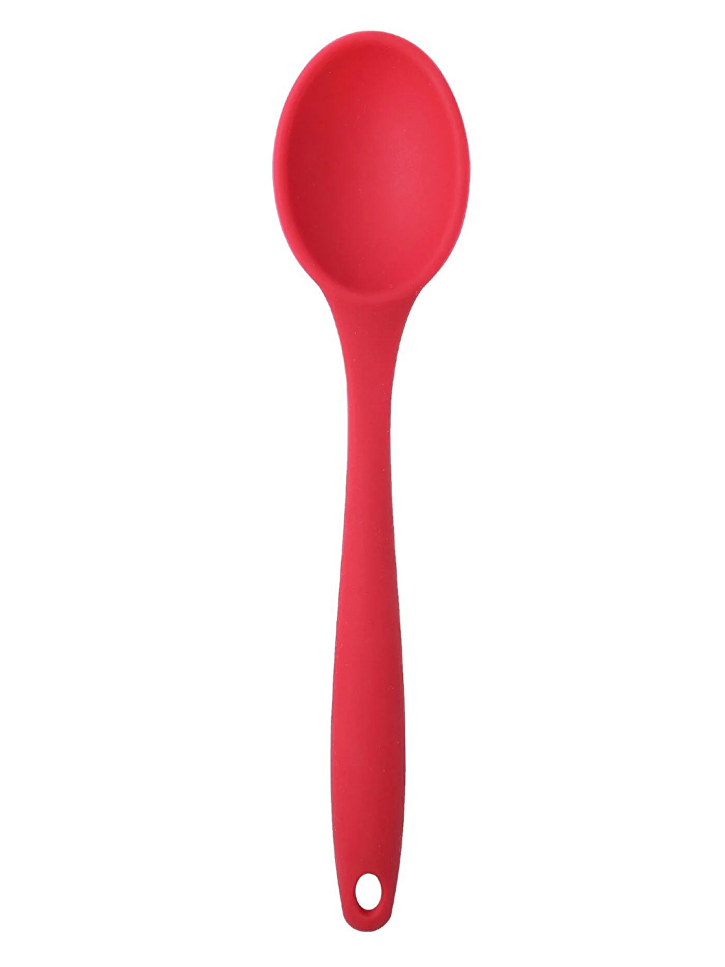 Büyük Boy Yanmaz Silikon 4 Renkte Silikon Kaşık – Silikon Kırmızı Mor Mavi Yeşil Kaşık-2