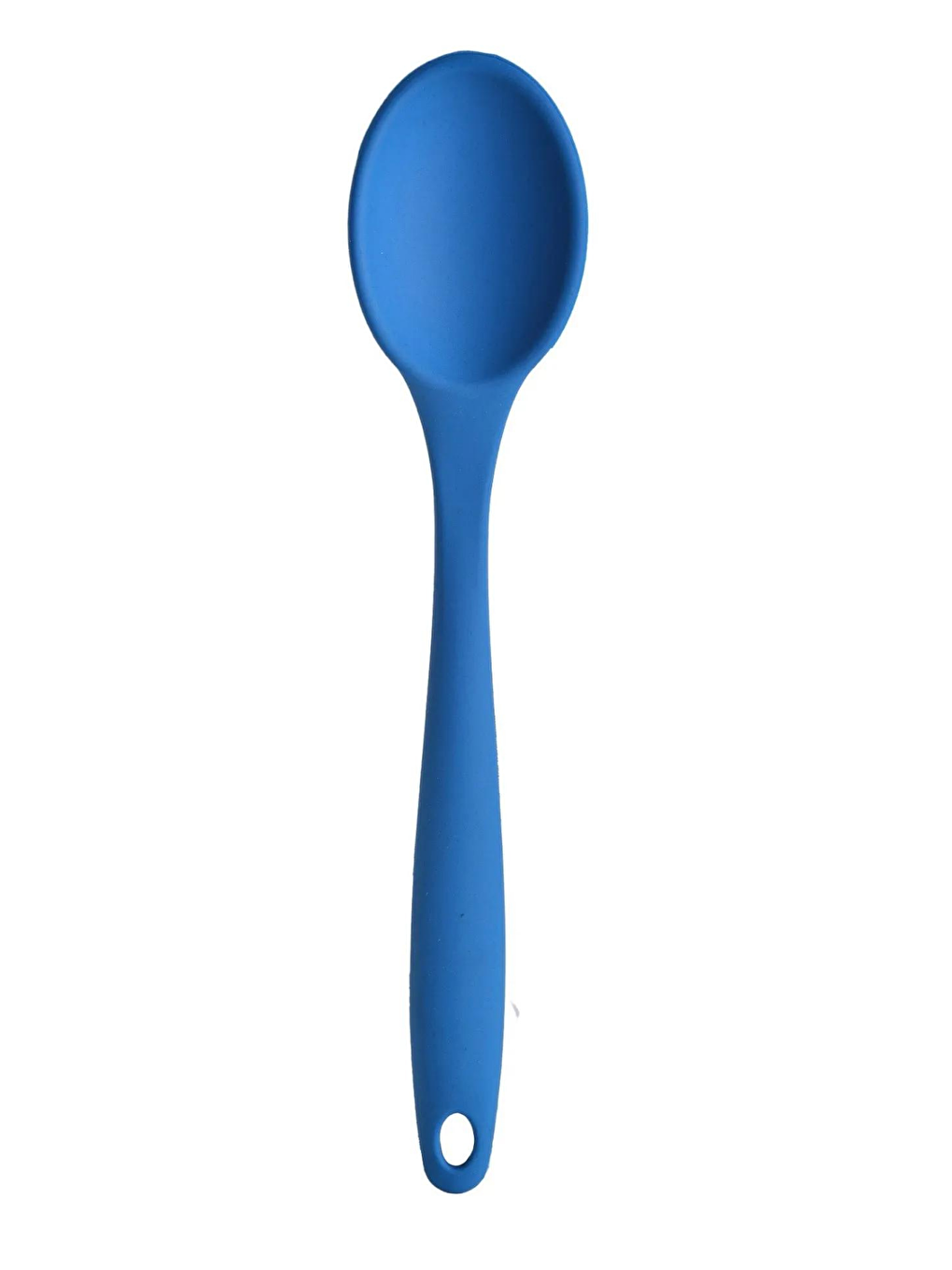 Büyük Boy Yanmaz Silikon 4 Renkte Silikon Kaşık – Silikon Kırmızı Mor Mavi Yeşil Kaşık-4