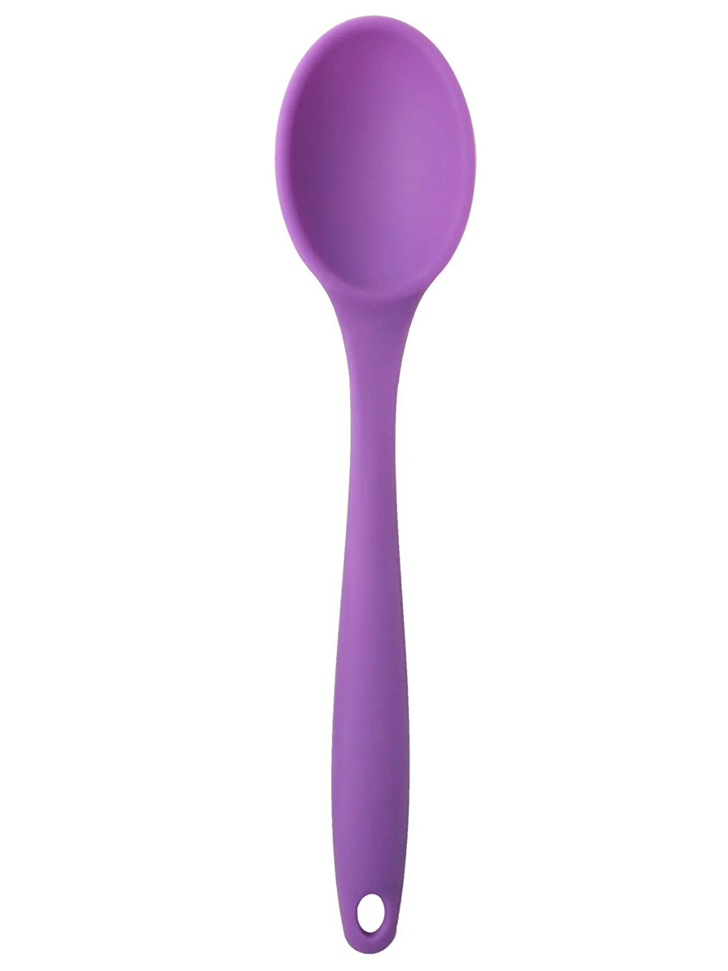 Büyük Boy Yanmaz Silikon Spatula Kaşık Seti 3 ParçaSpatula Kaşık 3 Renk Antrasit Kırmızı Mor-2