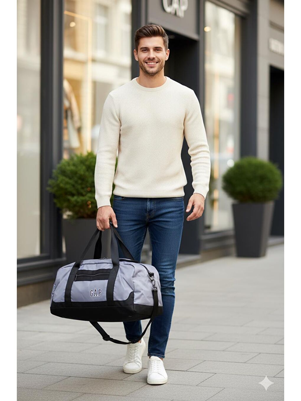 Gri Life Style GQ374 Spor Omuz Çantası-4