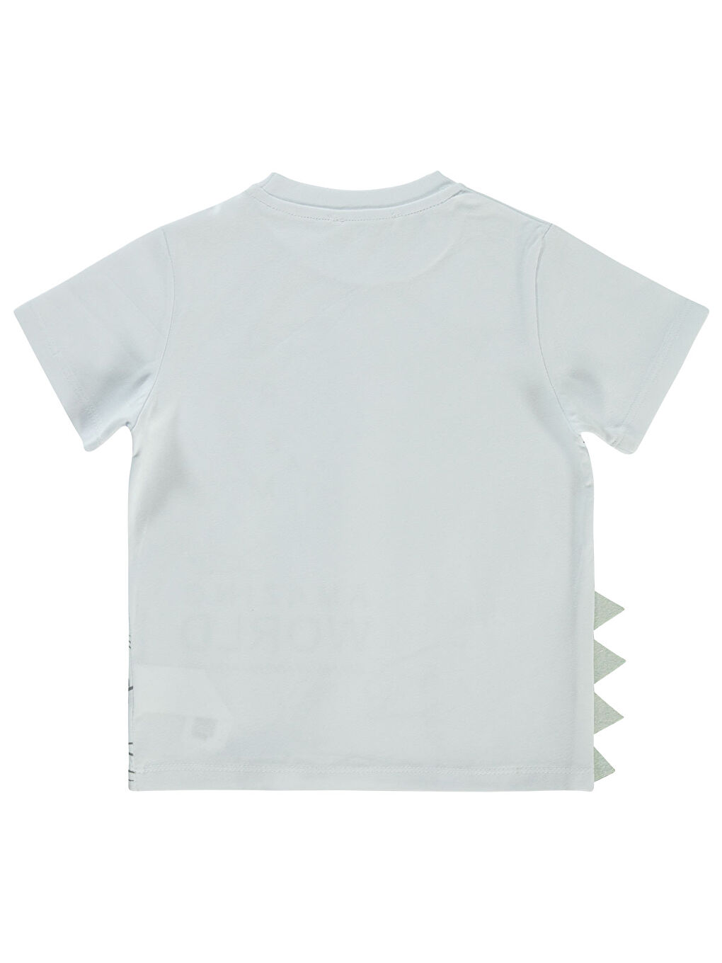 Boys Dinozor World Baskılı 2-5 Yaş Tişört Beyaz-1