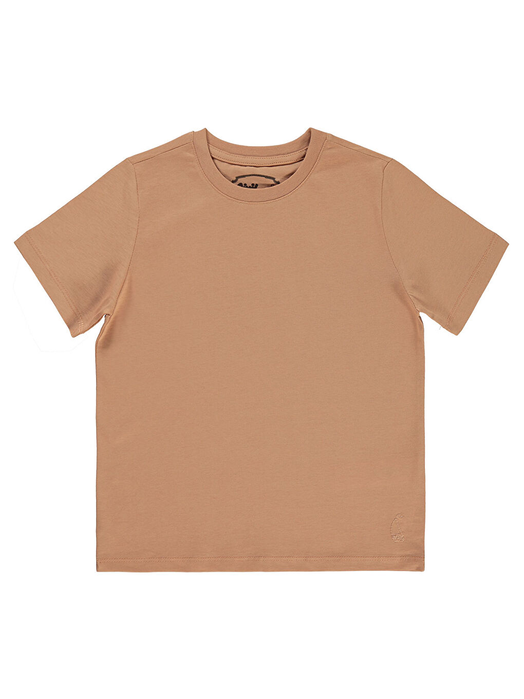 Kahverengi Boys Erkek Çocuk Tişört 6-9 Yaş Kiremit