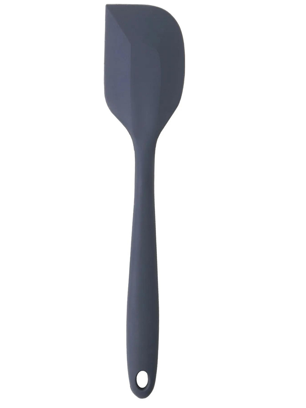 Büyük Boy Yanmaz Silikon Düz Yassı Kaşık Spatula Seti 3 ParçaSpatula Kaşık Antrasit 3 Adet-1