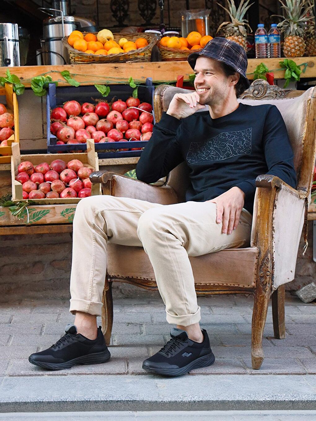 Siyah Erkek Spor Ayakkabı-3