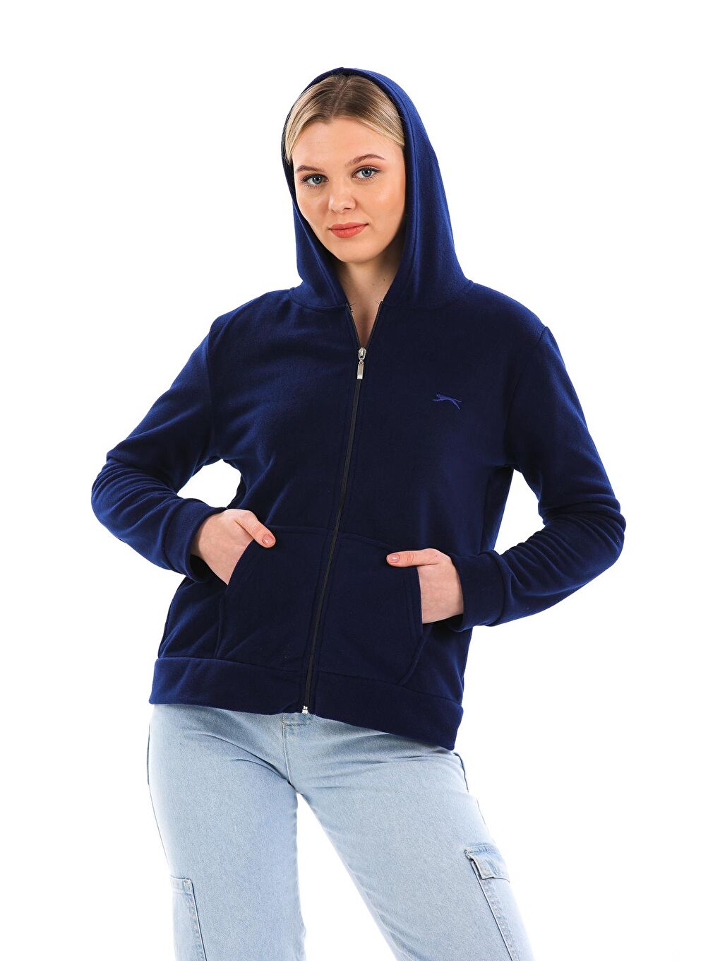 SLAZENGER Lacivert SOFAL I Kadın Polar Sweatshirt Lacivert - 1