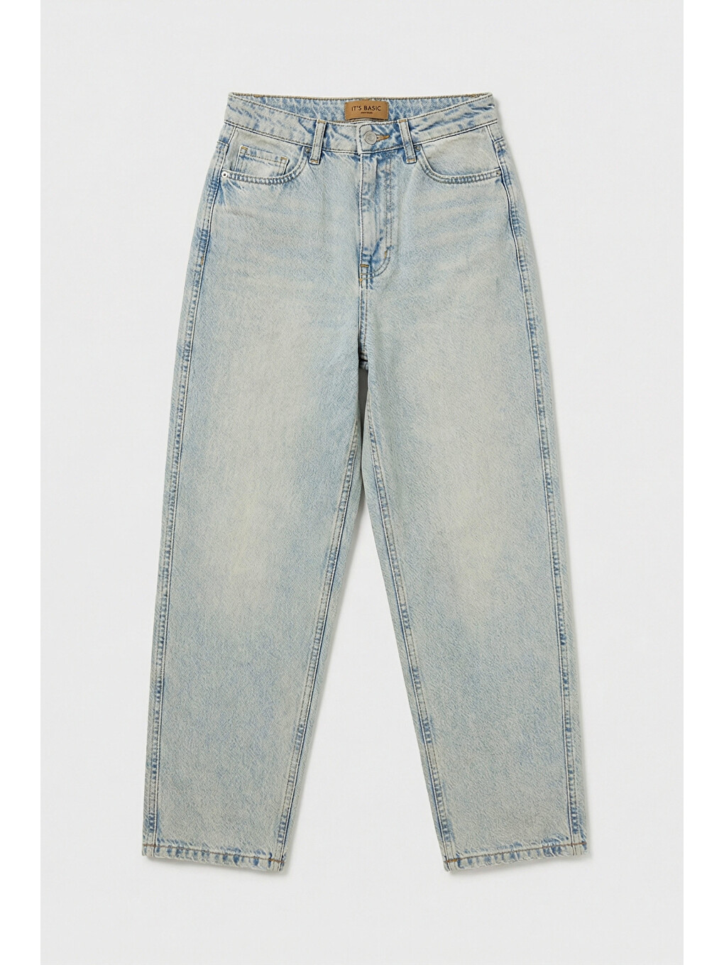 Mavi Kadın Jean Rengi 4s6-75 Relax Fit %100 Pamuk Denim Jean