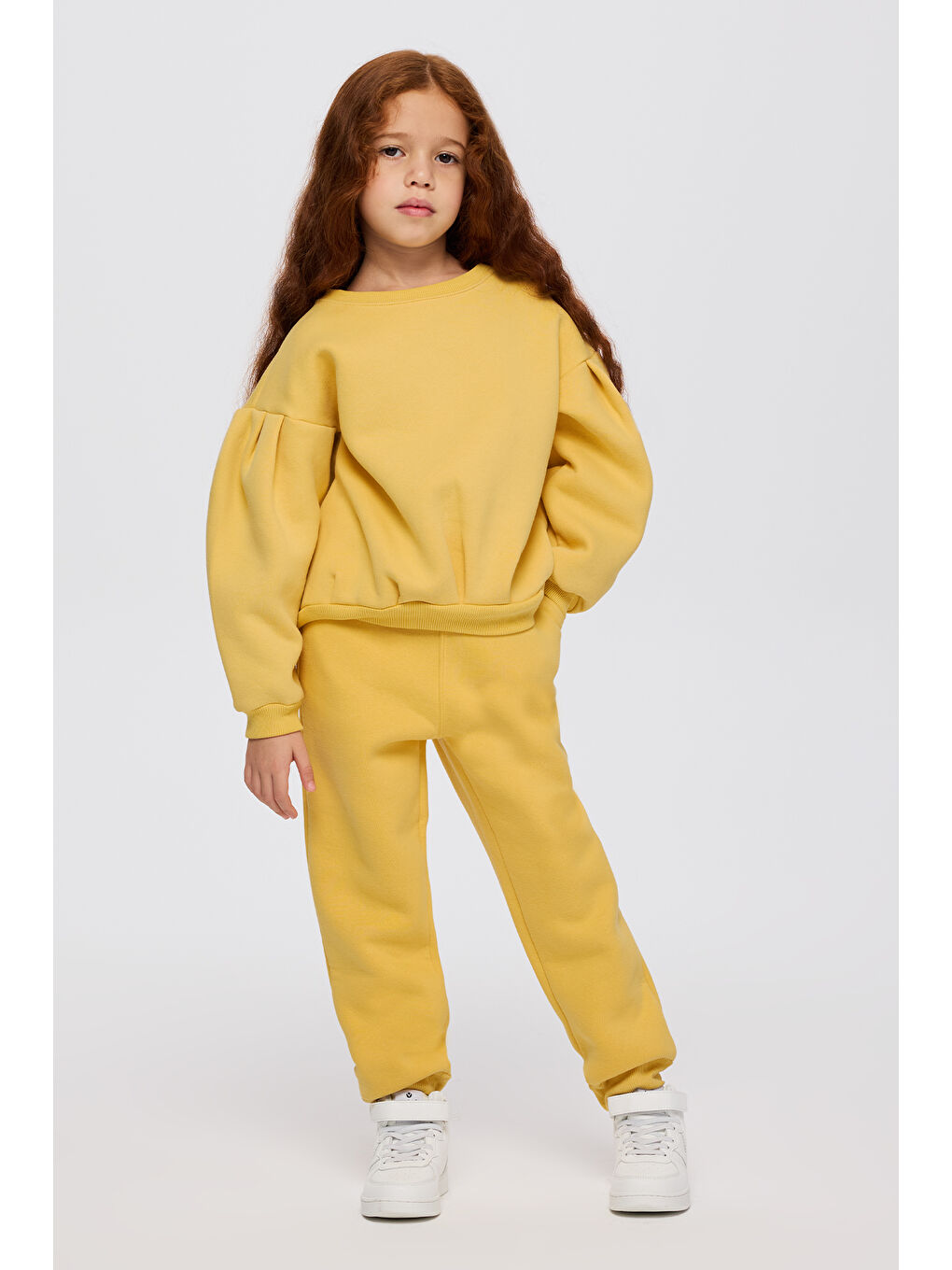 Kız Çocuk Sarı Sweatshirt
