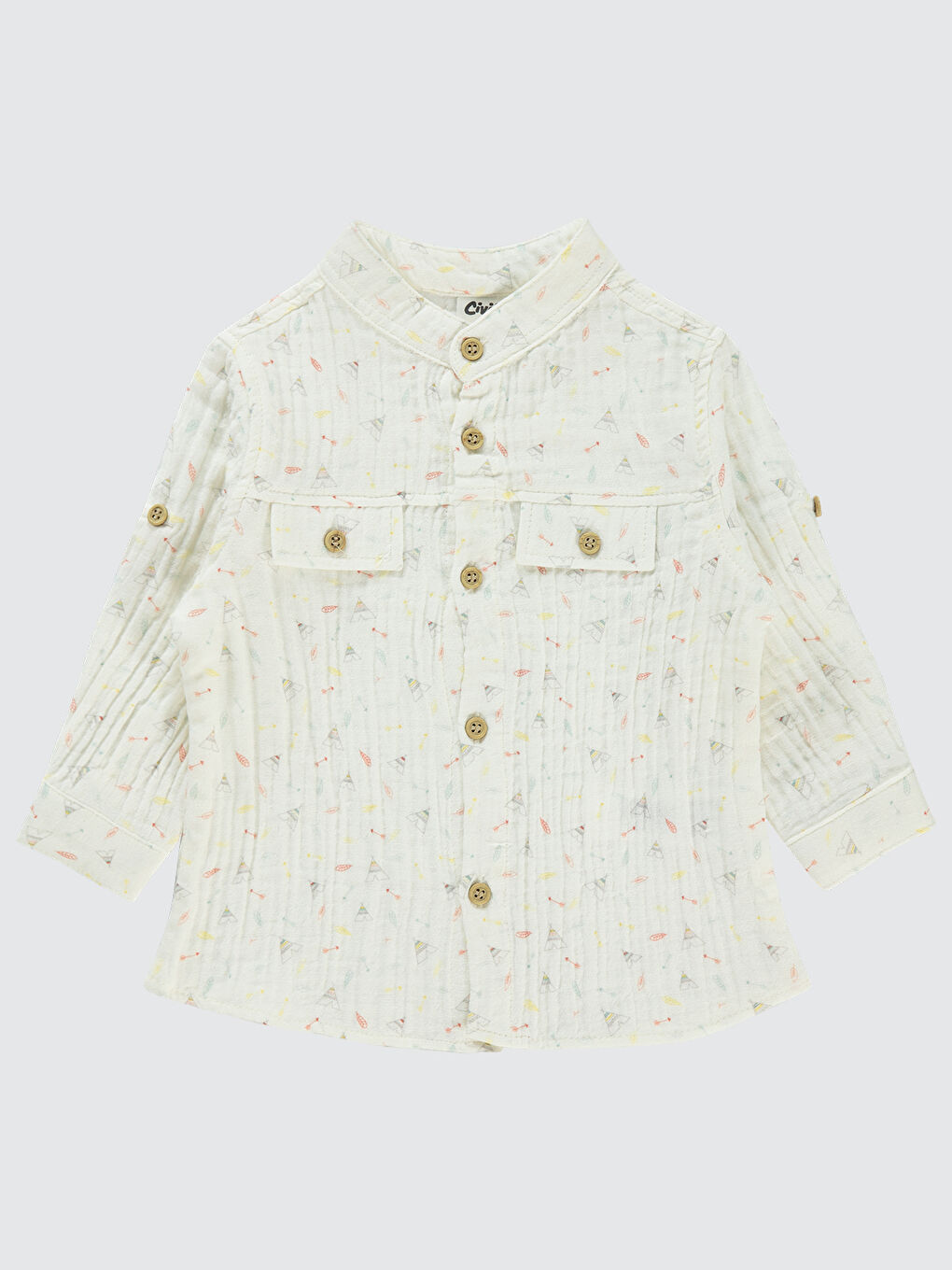 Baby Erkek Bebek Gömlek 6-18 Ay Ekru