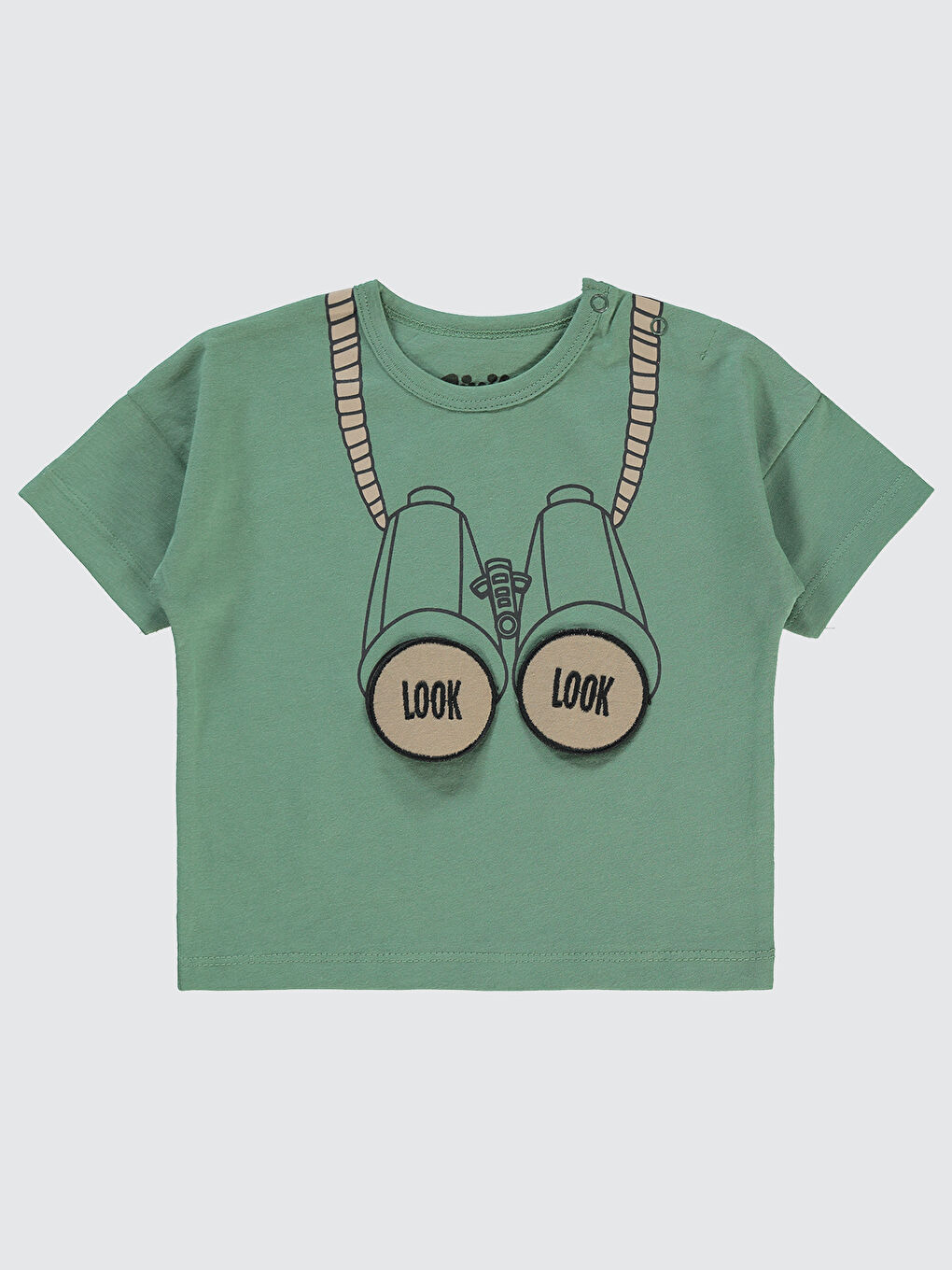 Baby Erkek Bebek Tişört 6-18 Ay Haki