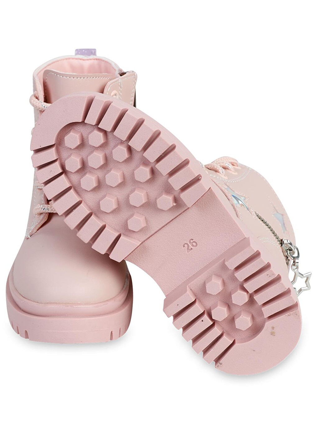 Pembe Boots Kız Çocuk Bot 31- - Pudra-1