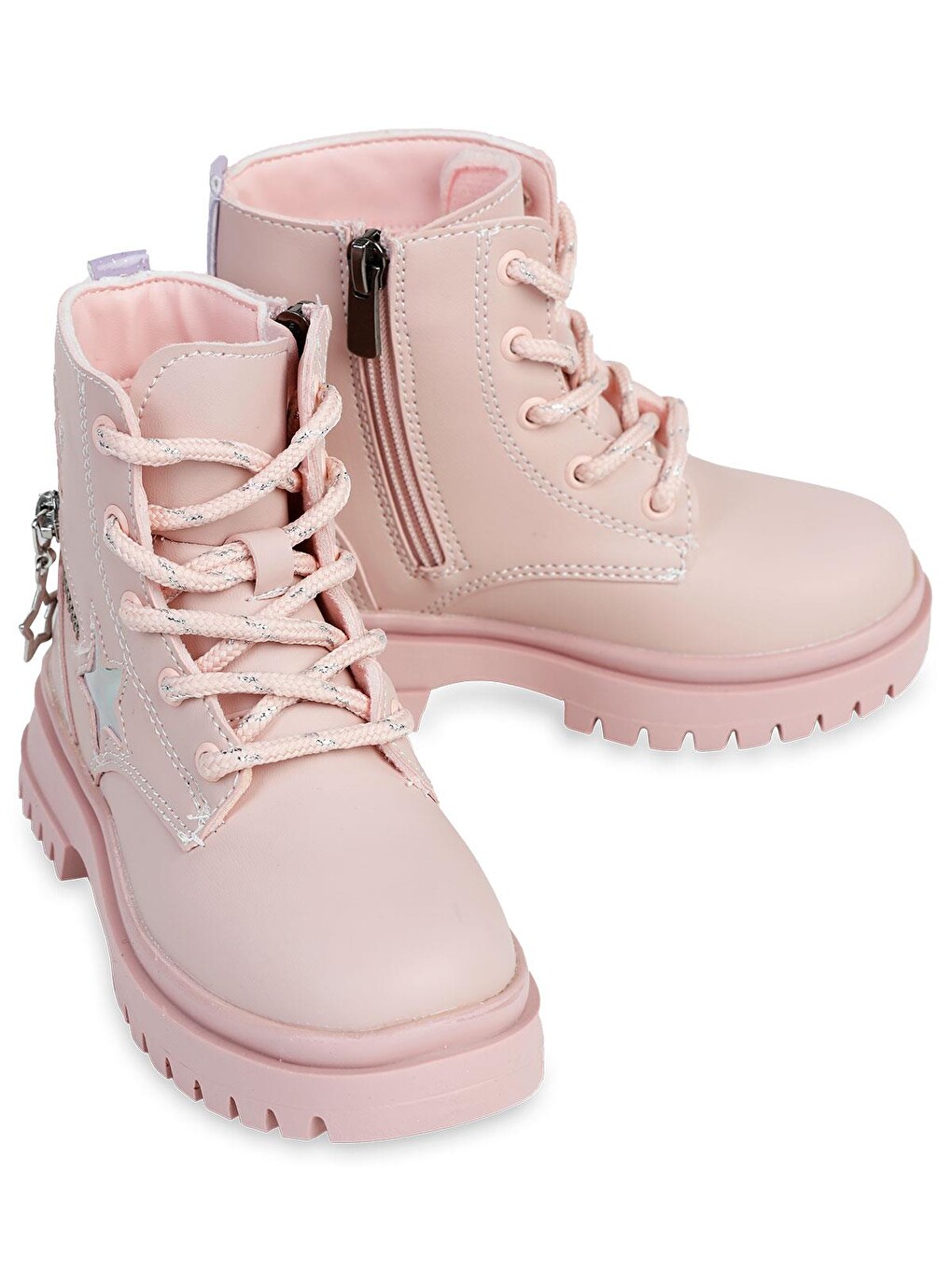 Pembe Boots Kız Çocuk Bot 31- - Pudra-3