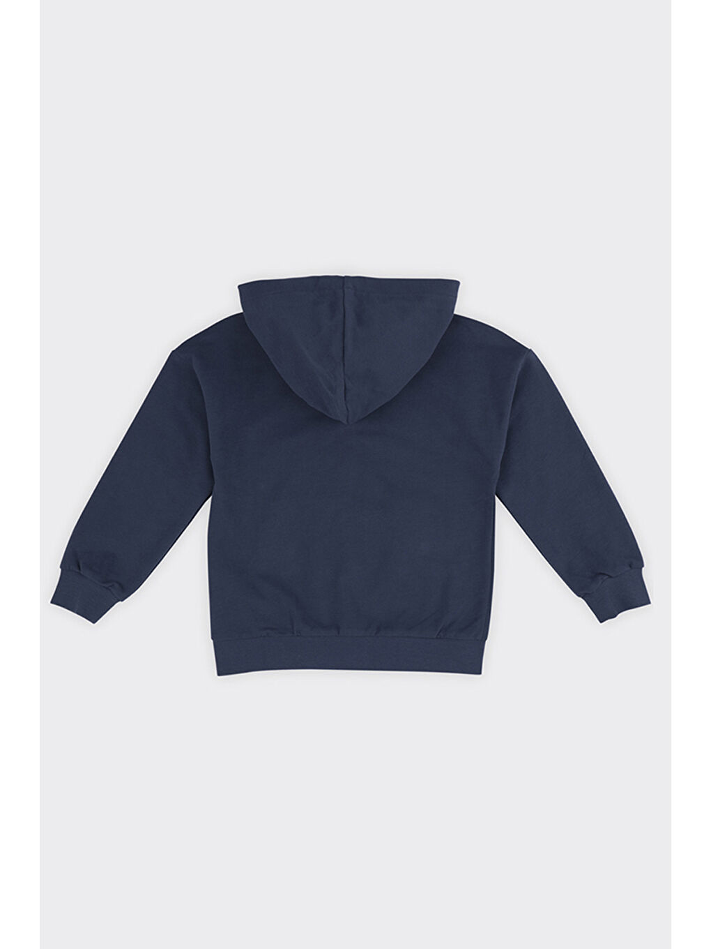 Unisex Çocuk Fermuarlı Lacivert Sweatshirt-1