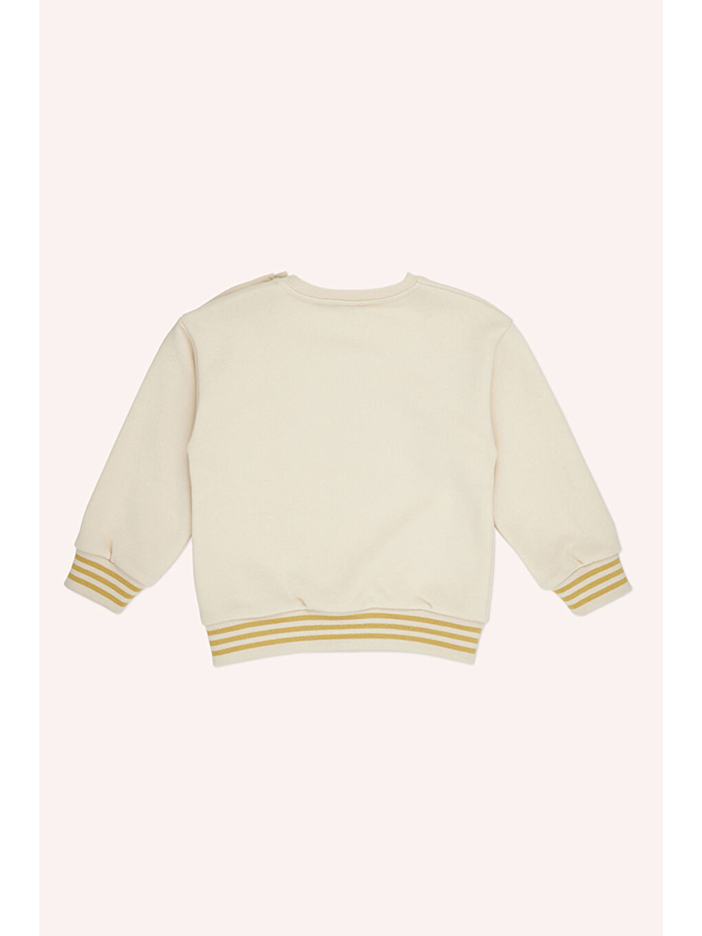 Kız Bebek Bej Sweatshirt-1
