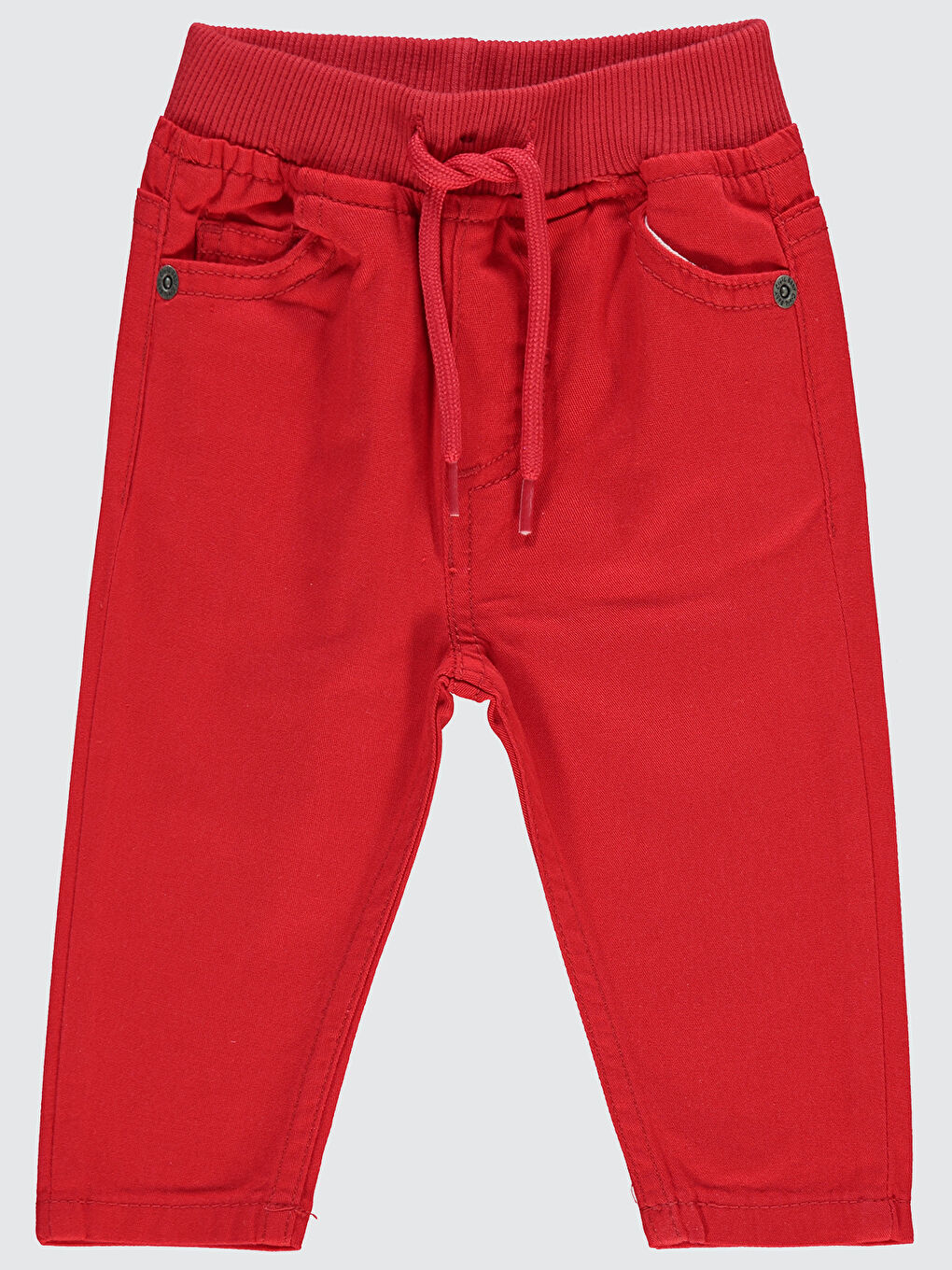 Baby Erkek Bebek Pantolon 6-18 Ay Kırmızı