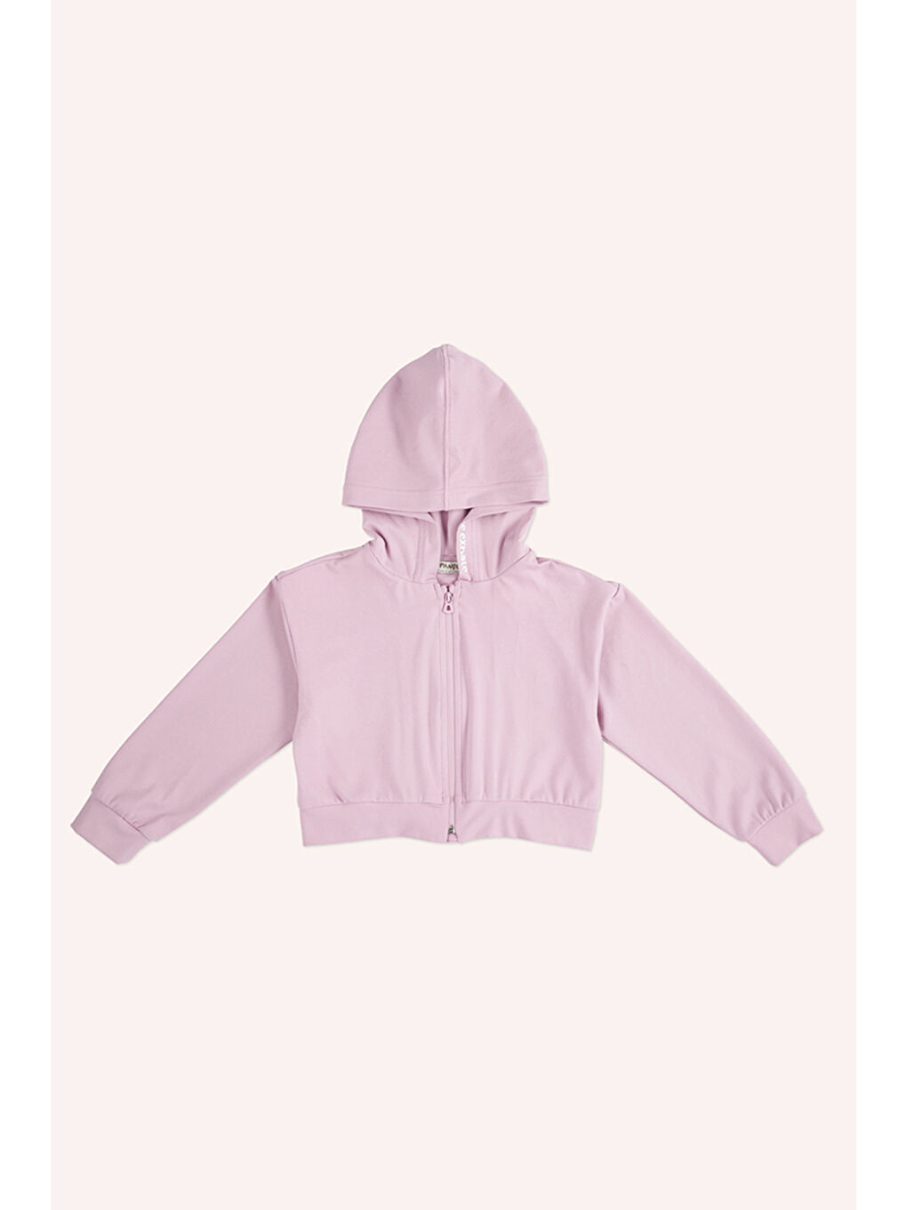 Kız Çocuk Baskı Detaylı Pembe Sweatshirt-2