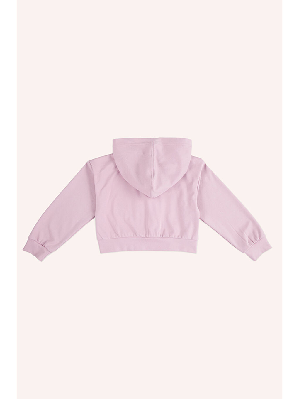 Kız Çocuk Baskı Detaylı Pembe Sweatshirt-3