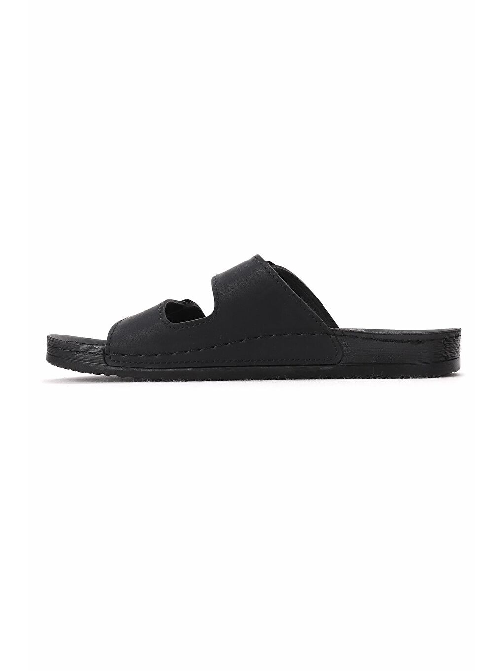 Siyah Jelli Günlük Kemerli Erkek Terlik Ary 36-553-3