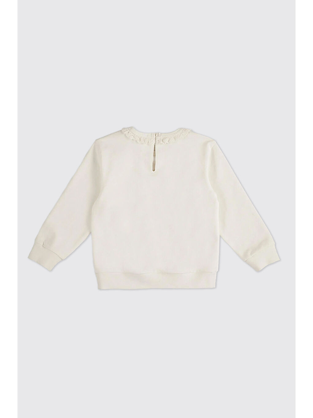 Kız Bebek Ekru Sweatshirt-1