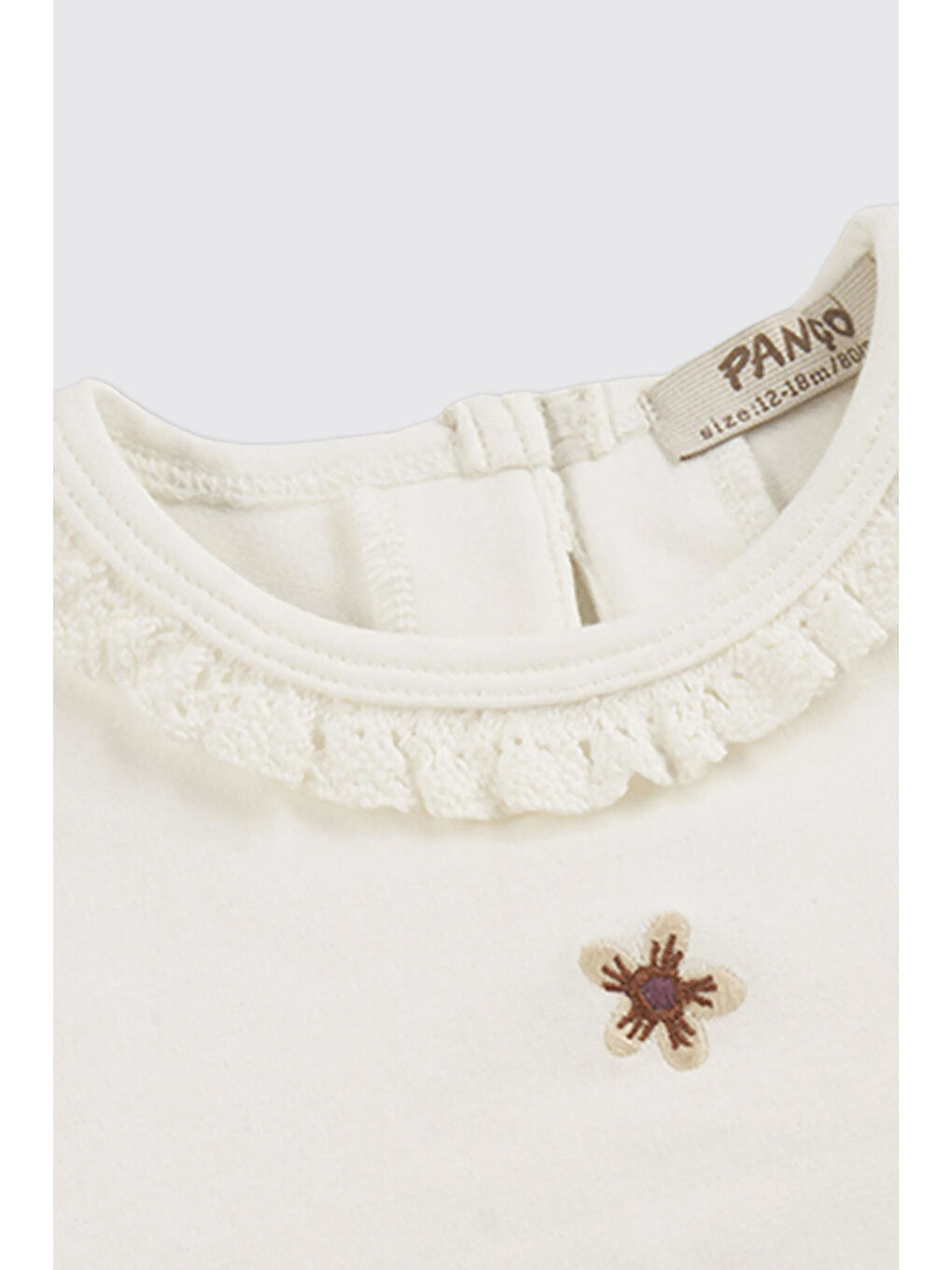 Kız Bebek Ekru Sweatshirt-2