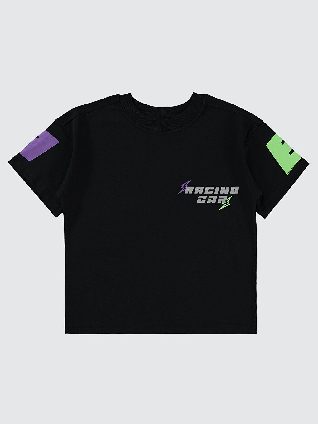 Boys Erkek Çocuk Tişört 6-9 Yaş Siyah