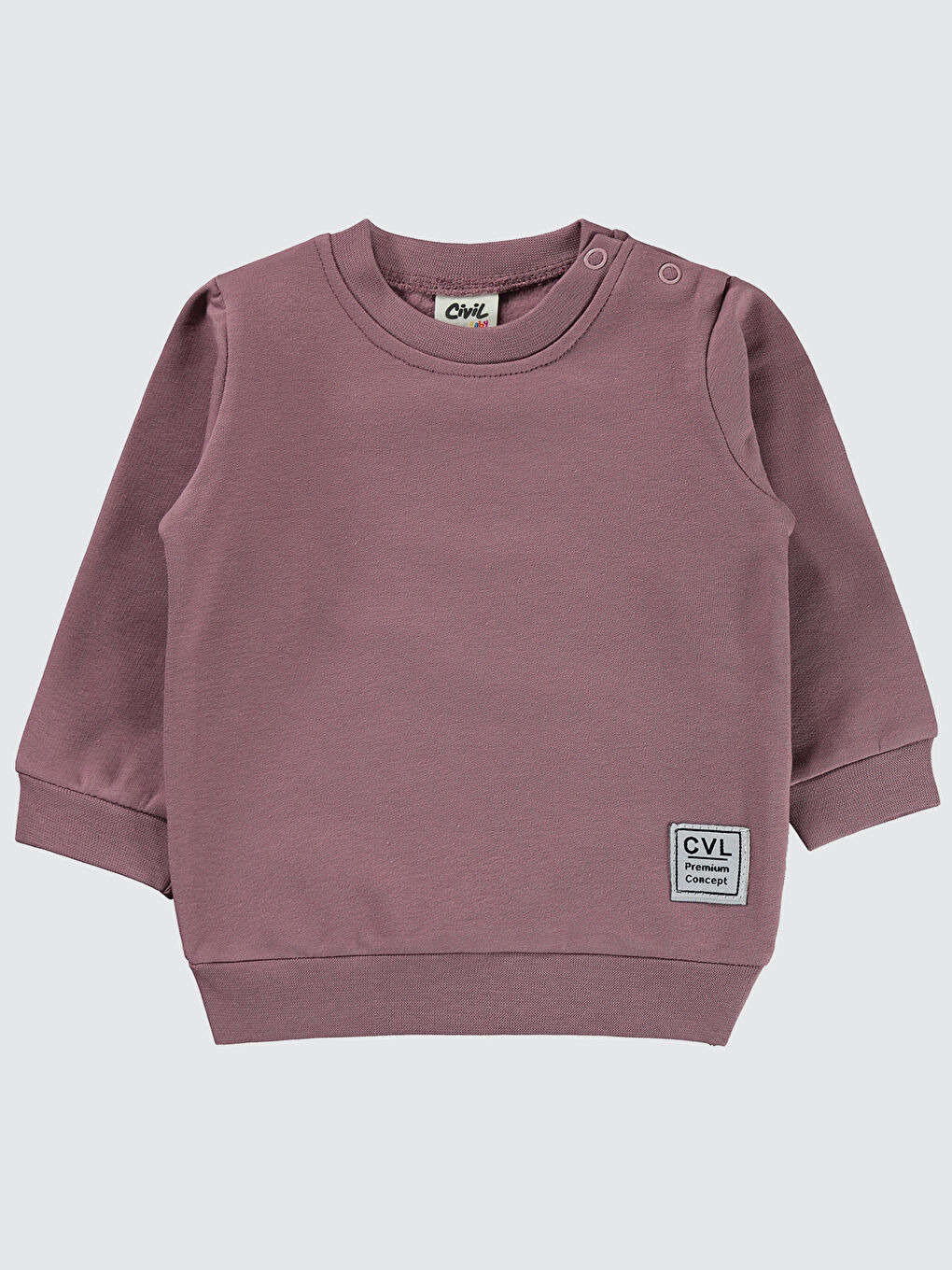 Baby Kız Bebek Sweatshirt 6-18 Ay Leylak Lila