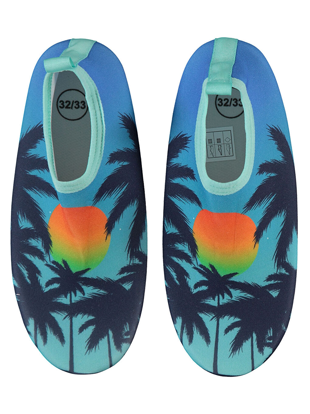 Boys Erkek Çocuk Deniz Ayakkabısı 32-36 Numara Turkuaz