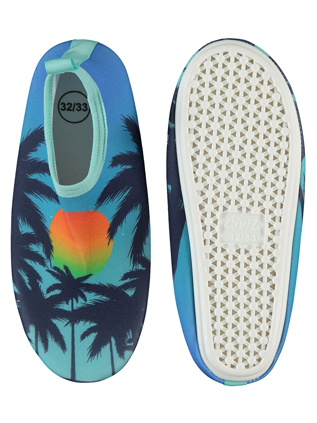 Boys Erkek Çocuk Deniz Ayakkabısı 32-36 Numara Turkuaz-1