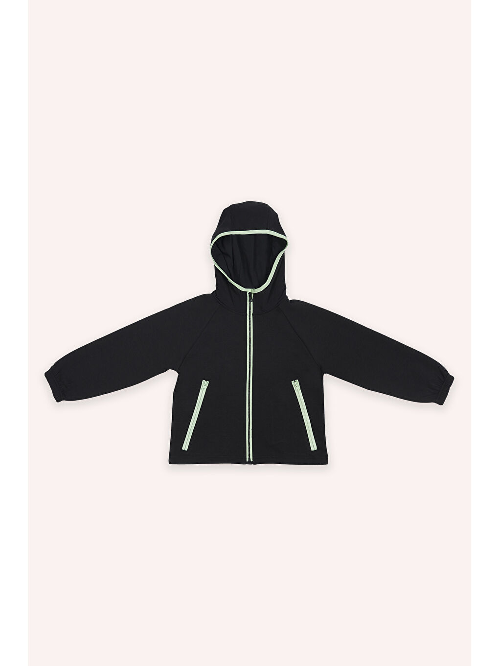 Erkek Çocuk Kapüşonlu Siyah Sweatshirt