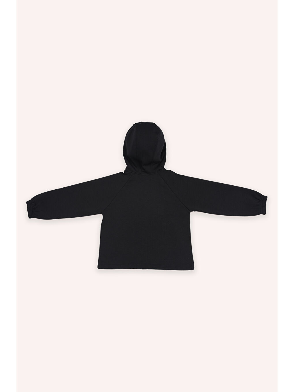 Erkek Çocuk Kapüşonlu Siyah Sweatshirt-1