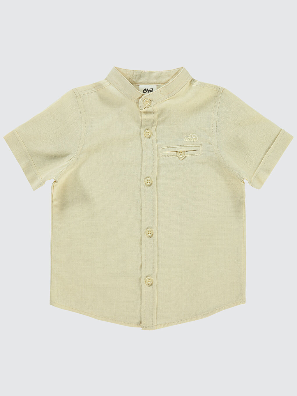 Kahverengi Baby Erkek Bebek Gömlek 6-18 Ay Sütlü Kahve