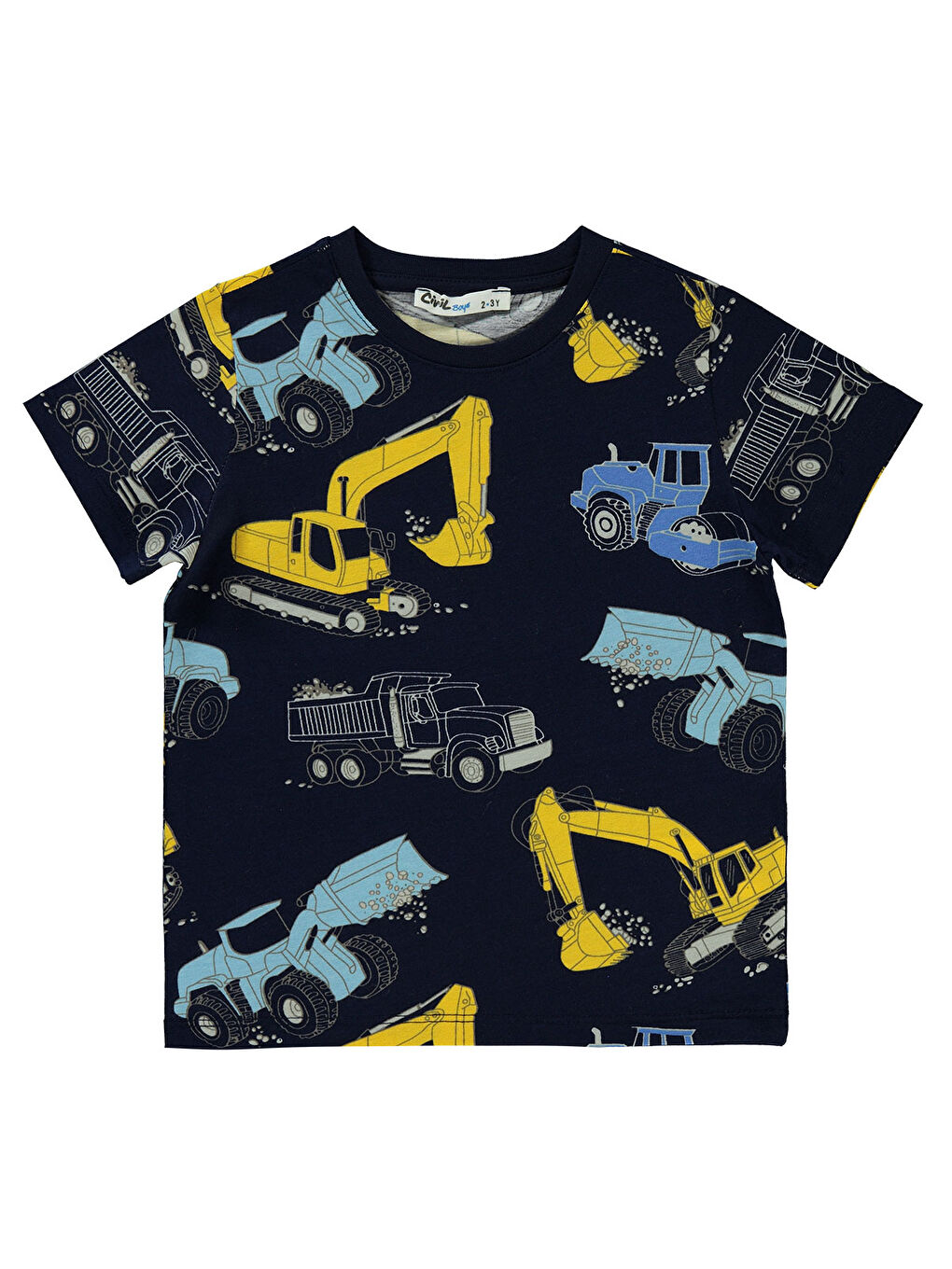 Boys Erkek Çocuk Tişört 2-5 Yaş Lacivert