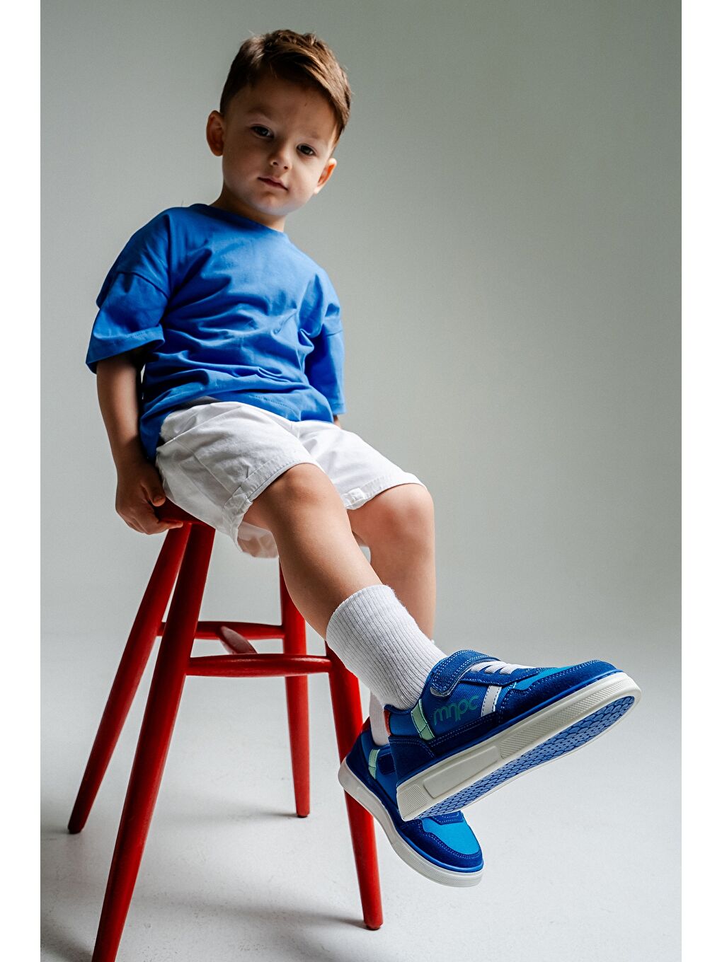 Erkek Çocuk Saks Mavi Günlük Ayakkabı-1