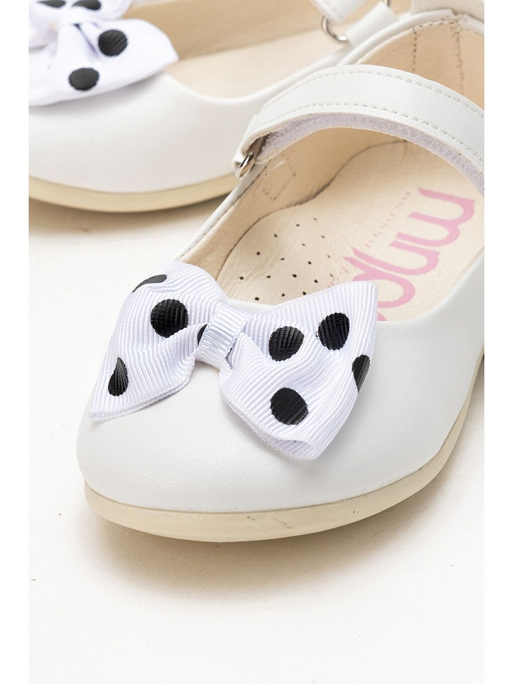 Kız Çocuk Beyaz Fashion Babet-1