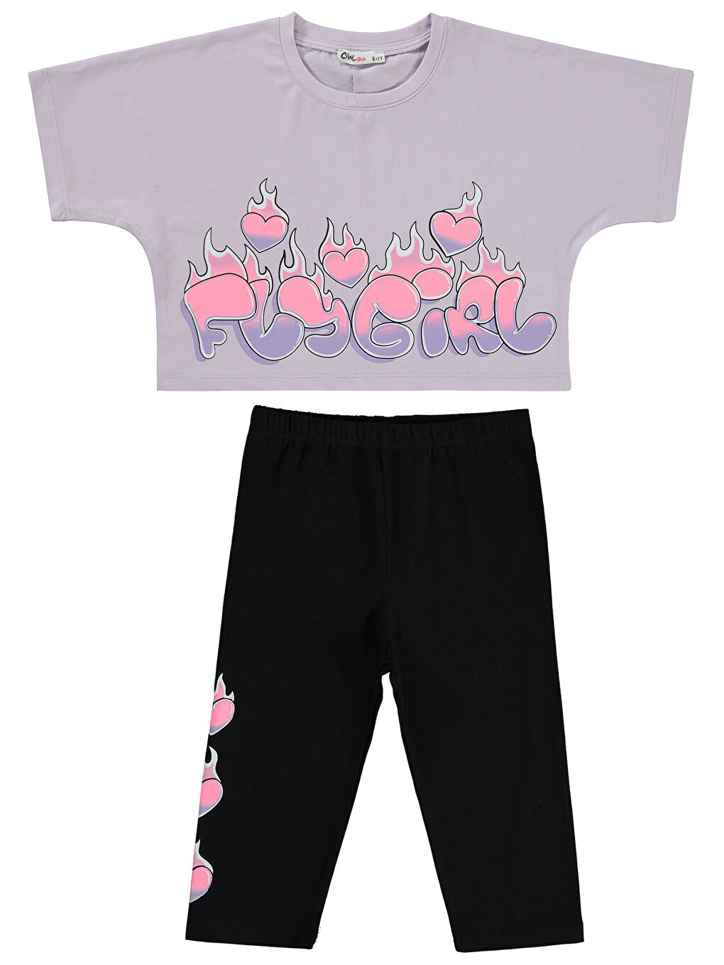 Mor Girls Kız Çocuk Takım 6-9 Yaş Nazik Lavanta