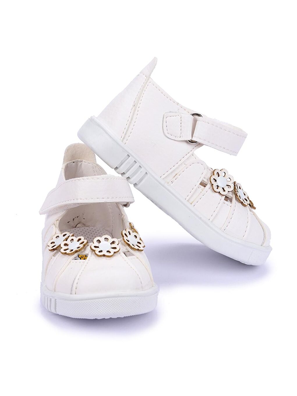 Beyaz Ortopedik Kız Çocuk İlk Adım Ayakkabı Şb 750-56-1